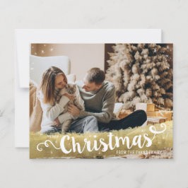 Budget Modern Gold Frohe Weihnachten