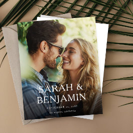 Budget Modern M Foto Vertikal Chic Save the Date