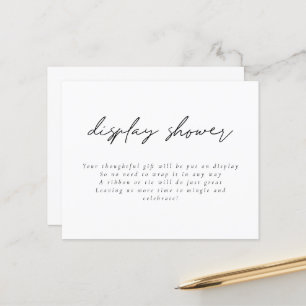Budget Modern Script Display Brautparty Encl