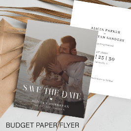 Budget Moderne Foto Hochzeit in Urlaubsort rett Da Flyer