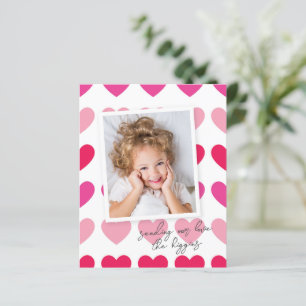 Budget Moderne Herzen Foto Valentinstag Karte
