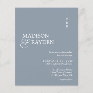 Budget Moderne Hochzeit mit rotem Monogramm-Foto