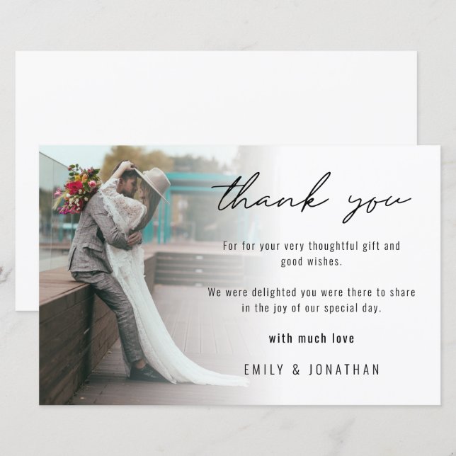 Budget Moderne Minimalistische Foto Hochzeit Viele (Vorne/Hinten)