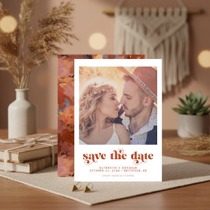 Budget Moderne Typografie Boho Foto Terminankündig