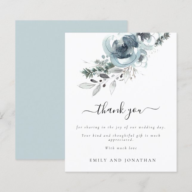 Budget Moderne Weihnachten Florals Hochzeit Vielen (Vorne/Hinten)