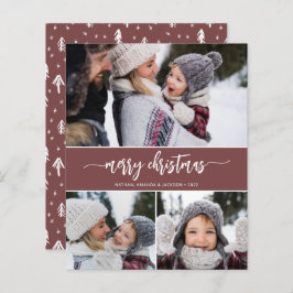 Budget Moderne Weihnachts-Collage Card
