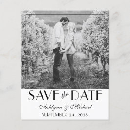 BUDGET Modernes Art Deco Foto Save the Date