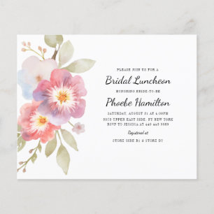 Budget Modernes, florales rustikales Brautparty