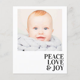 Budget Modernes Minimal Peace Liebe Joy Holiday Fo