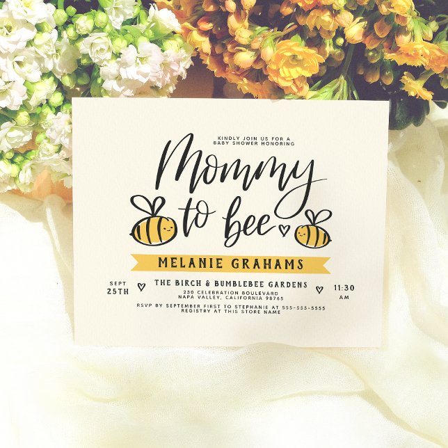 Budget Mommy to Bee & Honeycomb Babydusche (Von Creator hochgeladen)