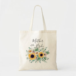 BUDGET Mother Bride Groom Custom Gifts SUNFLOWERS Tragetasche