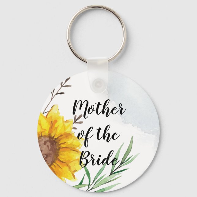 BUDGET Mother Bride Groom Hochzeit Geschenke Sonne Schlüsselanhänger (Vorderseite)