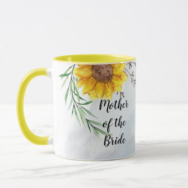 BUDGET Mother Bride Groom Hochzeit Geschenke Sonne Tasse (Links)