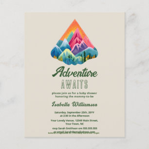 Budget Mountain Adventure erwartet Baby Shower