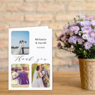 Budget Multi Fotos Hochzeit geklappt Danke Karten