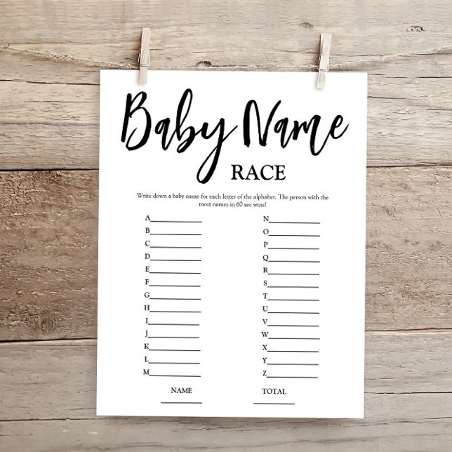Budget Name Race Baby Showspiel (Von Creator hochgeladen)