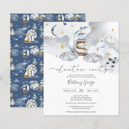 Budget - Nautical Fantasy Baby Shower Einladung
