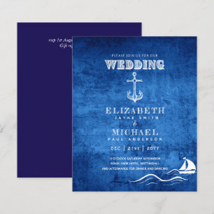 BUDGET Nautical Sailing Hochzeit in Urlaubsort lad