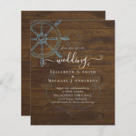 BUDGET Nautical Ships Wheding