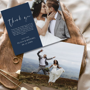 Budget Navy Blue Wedding Danke Foto