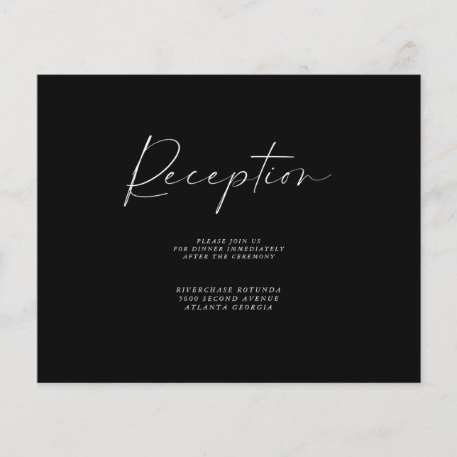 Budget Navy Empfang Information Insert Flyer (Vorne)