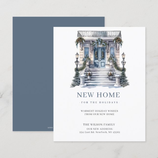 BUDGET Neue Zuhause Weihnachts-Weihnachtskarte (Vorne/Hinten)