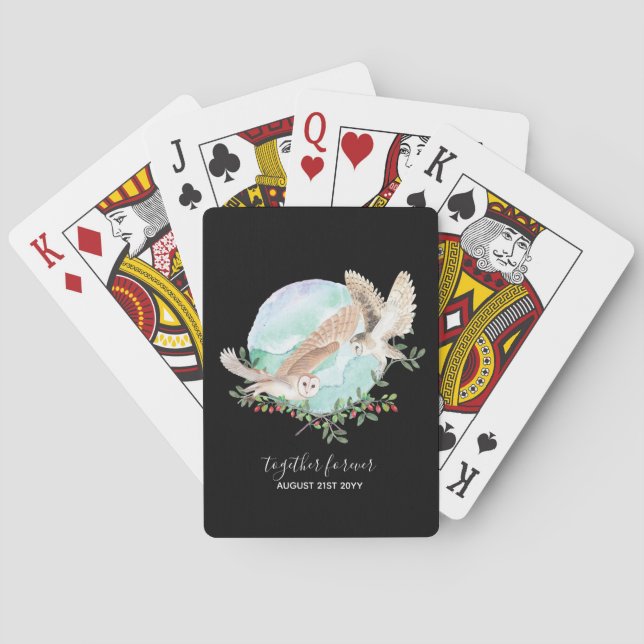 BUDGET Neuerscheinungen Custom Wedding Geschenke O Spielkarten (Rückseite)