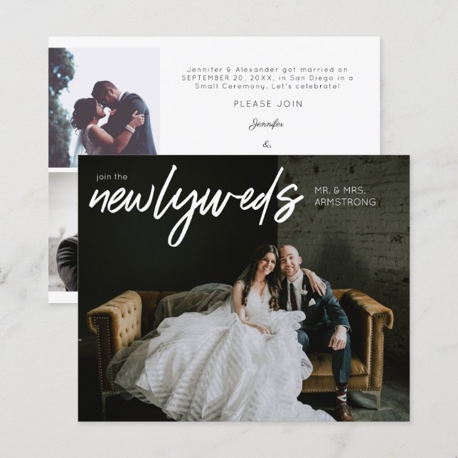 Budget Neugierige HW 3 Foto Post Hochzeit Empfang (Vorne/Hinten)