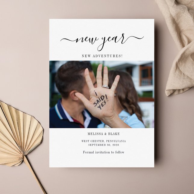 Budget Neujahr Adventures Foto Save the Date (Von Creator hochgeladen)