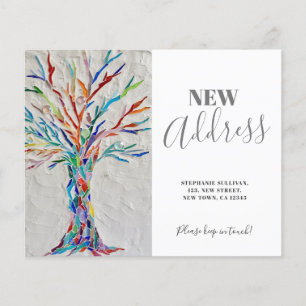 Budget New Address Moving Announcement Card