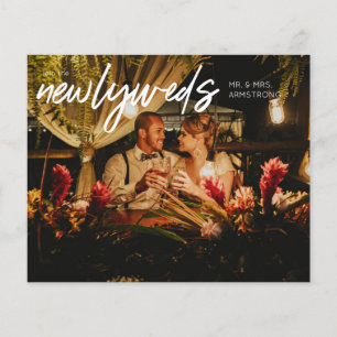 Budget Newlyweds Horiz 1 Foto W Hochzeitsempfang Flyer