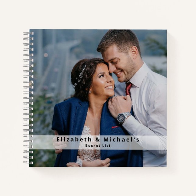 BUDGET Newlyweets BUCKET LIST Journal d'aventure (Devant)