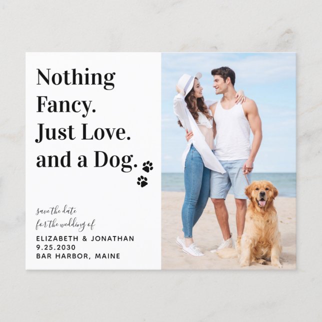 Budget Nichts Extravagant nur Liebe Hund Save the  (Vorderseite)