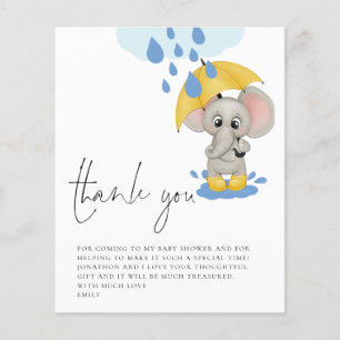 BUDGET Niedlich Elephant Rain Baby Dusche Vielen D