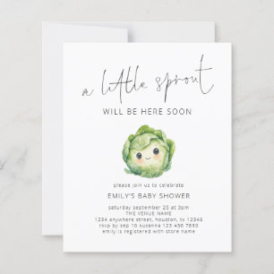 Budget Niedlich kleine Sprout Babydusche
