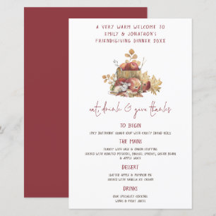 Budget Niedlich Mouse Friendsgiving Erntedank Menu
