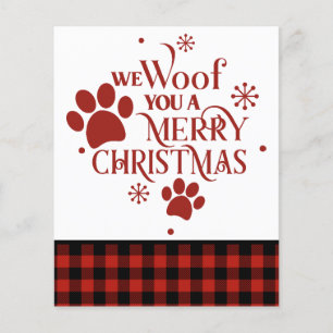 BUDGET Nous t'avons fait une jolie carte de chien 
