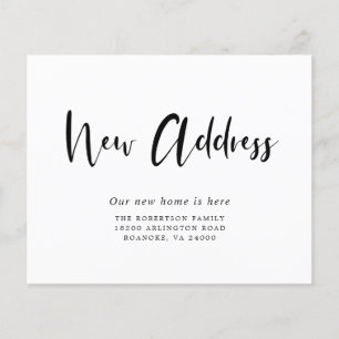 Budget Nouvelle adresse Carte de mouvement de call