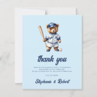 Budget Oh Boy Baseball Babydusche Danke