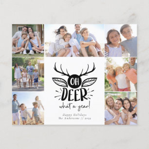 Budget Oh Deer Quelle année photo Carte de vacance