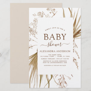 Budget Pampas Grass Bohemisch Boho Babydusche