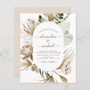 Budget Pampas Grass Bohemisch Eukalyptus Wedding
