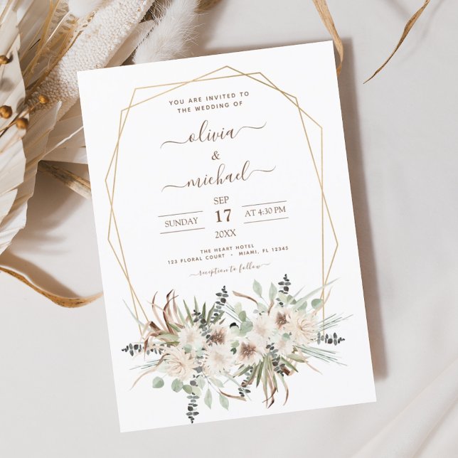 Budget Pampas Grass Boho Eukalyptus Wedding (Von Creator hochgeladen)