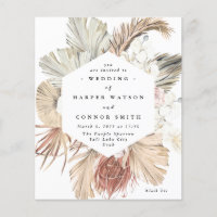 Budget Pampas Grass Floral Tropischer Dschungel