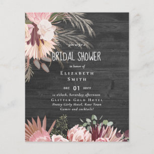 BUDGET Pampas Grass FOTO Brautparty laden Flyer