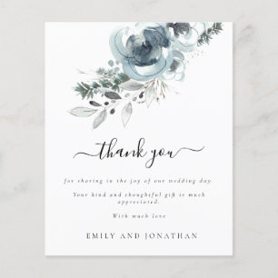 Budget PAPIER   Festliche Florale Hochzeit Danke