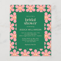 Budget Peace Floral Green Brautparty