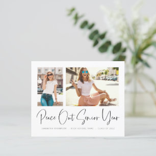 Budget Peace Out 2 Fotos 2022 Grad Ankündigung