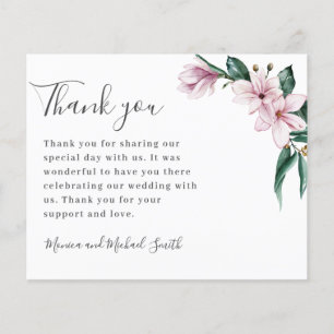 BUDGET Peint Magnolia et feuille   MERCI