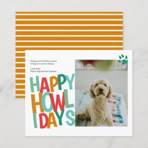BUDGET Personalisiertes Happy Howlidays Hunde-Weih
